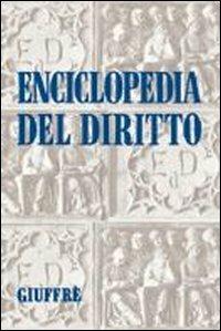 Enciclopedia del diritto. Vol. 34 - copertina