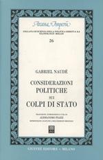 Considerazioni politiche sui colpi di Stato