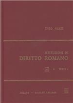 Istituzioni di diritto romano. Vol. 1