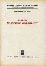 La prova nel processo amministrativo