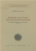 Riforme e giustizia nel Settecento estense. Il Supremo consiglio di giustizia (1761-1796)