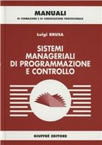 Sistemi manageriali di programmazione e controllo