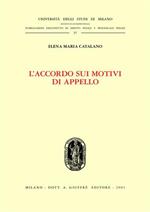 L' accordo sui motivi di appello