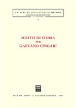 Scritti di storia per Gaetano Cingari