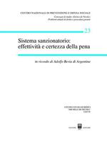 Sistema sanzionatorio: effettività e certezza della pena. In ricordo di Adolfo Beria di Argentine. Atti del Convegno di studio (Casarano-Gallipoli, 2000)