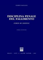 Disciplina penale del fallimento. Corso di lezioni