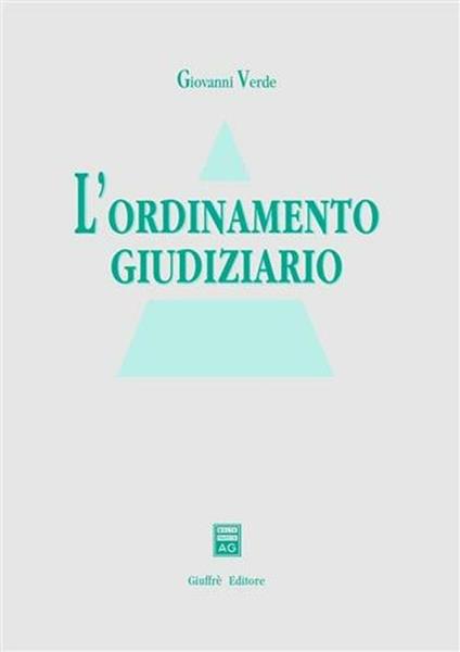 L' ordinamento giudiziario - Giovanni Verde - copertina