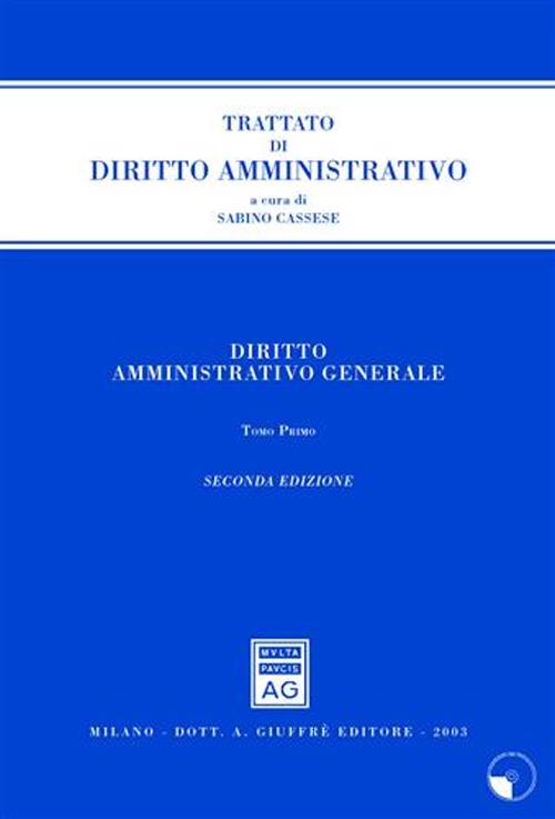 Diritto amministrativo generale - copertina