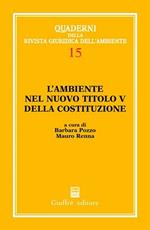 L' ambiente nel nuovo titolo V della Costituzione