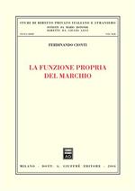 La funzione propria del marchio