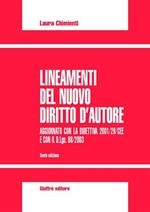 Lineamenti del nuovo diritto d'autore