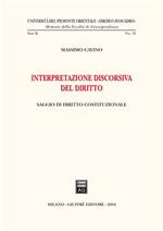 Interpretazione discorsiva del diritto. Saggio di diritto costituzionale