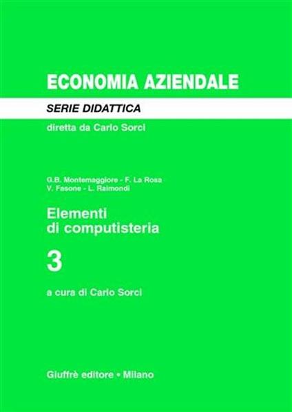 Elementi di computisteria - copertina