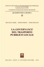 La governance del trasporto pubblico locale