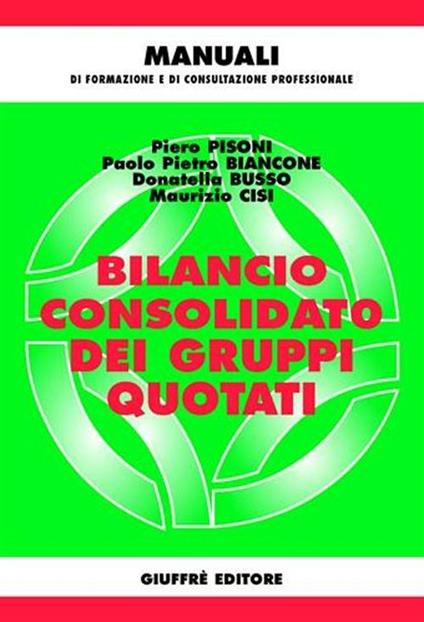 Bilancio consolidato dei gruppi quotati - copertina