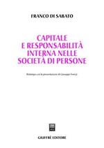 Capitale e responsabilità interna nelle società di persone