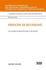 Principi di revisione. Documento 500. Gli elementi probativi della revisione