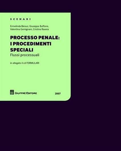 Processo penale: i procedimenti speciali - copertina