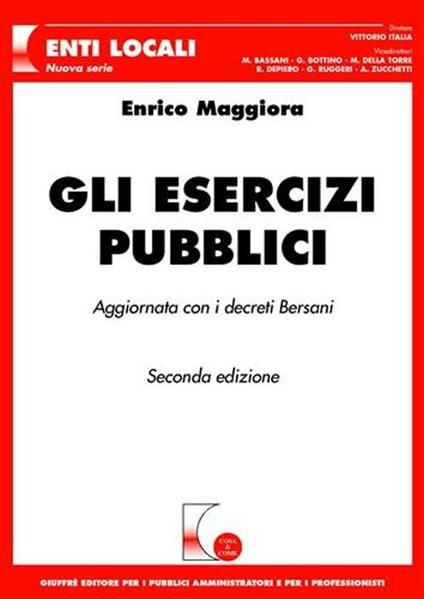 Gli esercizi pubblici - Enrico Maggiora - copertina