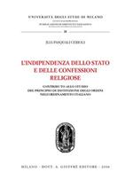 L' indipendenza dello Stato e delle confessioni religiose