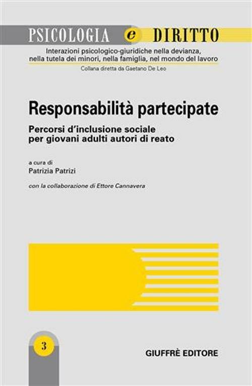 Responsabilità partecipate. Percorsi d'inclusione sociale per giovani adulti autori di reato - copertina