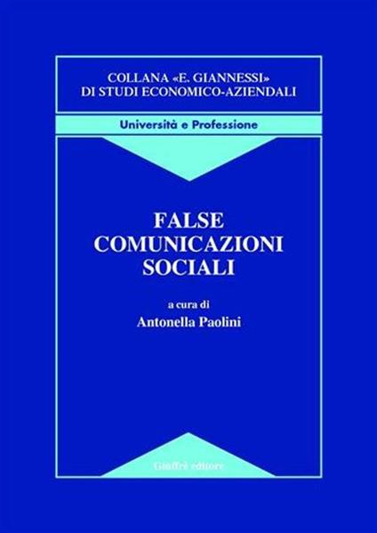 False comunicazioni sociali - copertina