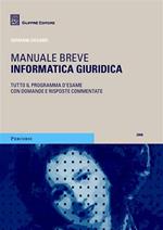 Informatica giuridica. Manuale breve