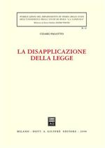 La disapplicazione della legge