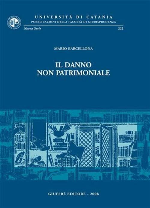 Il danno non patrimoniale - Mario Barcellona - copertina