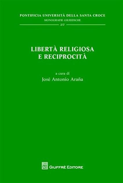 Libertà religiosa e reciprocità - copertina