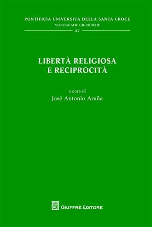 Libertà religiosa e reciprocità - copertina