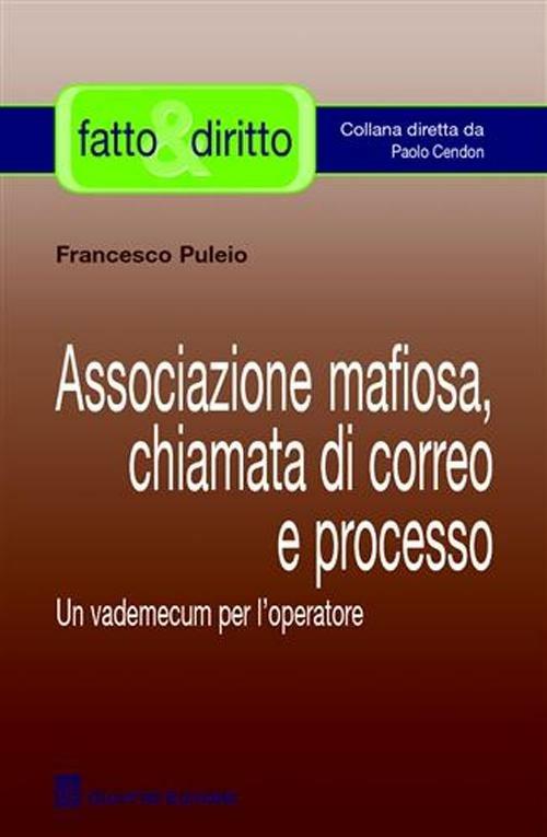 Associazione mafiosa, chiamata di correo e processo. Un vademecum per l'operatore - Francesco Puleio - copertina