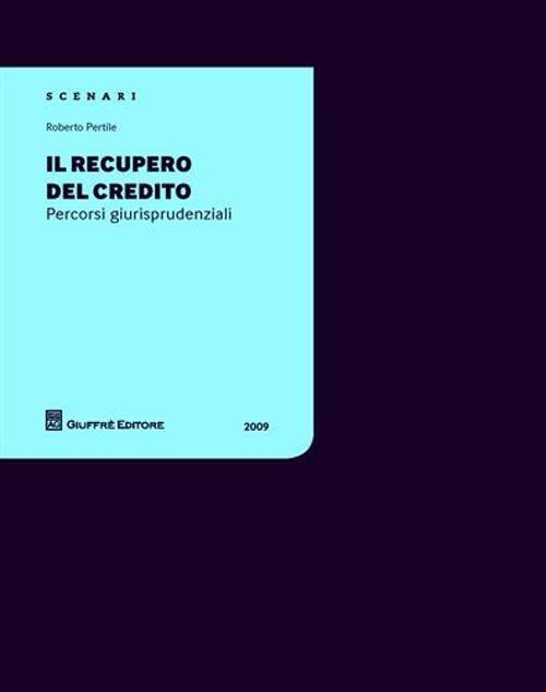 Il recupero del credito. Percorsi giurisprudenziali - Roberto Pertile - copertina