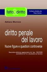 Diritto penale del lavoro. Nuove figure e questioni controverse