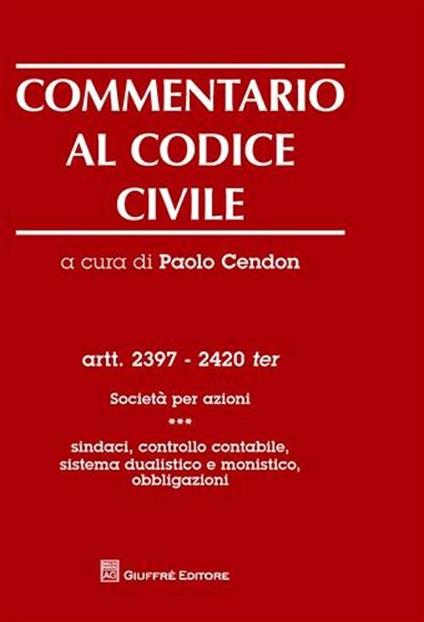 Commentario al codice civile - copertina