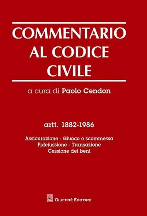 Commentario al codice civile - copertina