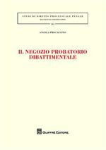 Il negozio probatorio dibattimento