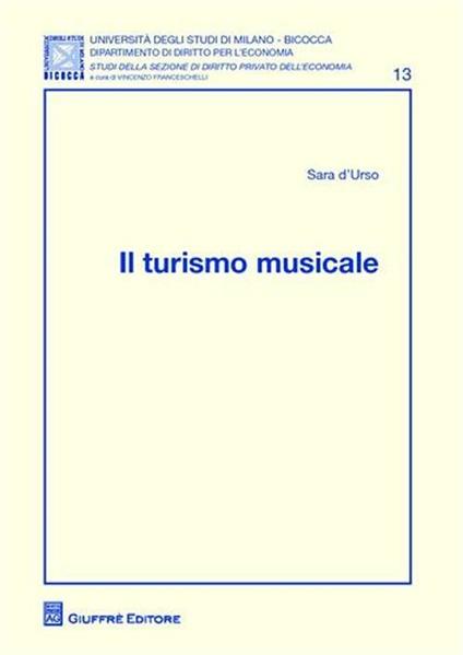 Il turismo musicale - Sara D'Urso - copertina