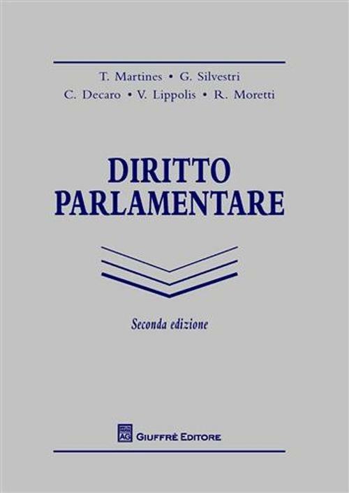 Diritto parlamentare - copertina