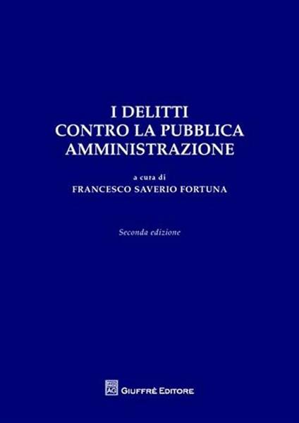 I delitti contro la pubblica amministrazione - copertina