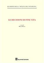 Le decisioni di fine vita