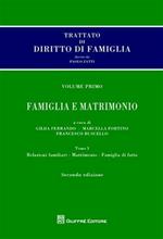 Trattato di diritto di famiglia. Vol. 1: Famiglia e matrimonio.