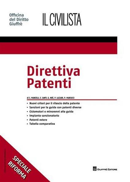 Direttiva patenti - copertina