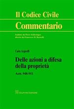 Delle azioni a difesa della proprietà. Art. 948-951