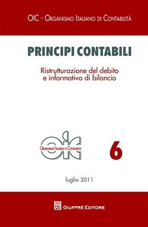 Principi contabili. Ristrutturazione del debito e informativa di bilancio - copertina