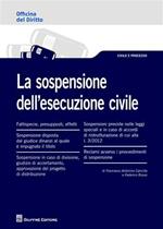 La sospensione dell'esecuzione civile