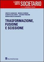 Trasformazione, fusione, scissione