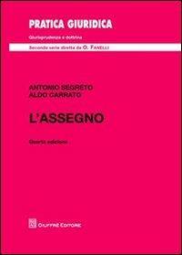 L' assegno - Antonio Segreto,Aldo Carrato - copertina