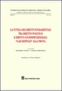 La tutela dei diritti fondamentali tra diritto politico e diritto giurisprudenziale. «Casi difficili» alla prova - copertina