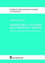 Strumenti per la valutazione delle performance aziendali. Modelli contabili ed indicatori chiave